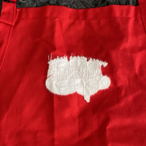 Rare WFM Holidays red special edition apron - Picture 11 of 17
